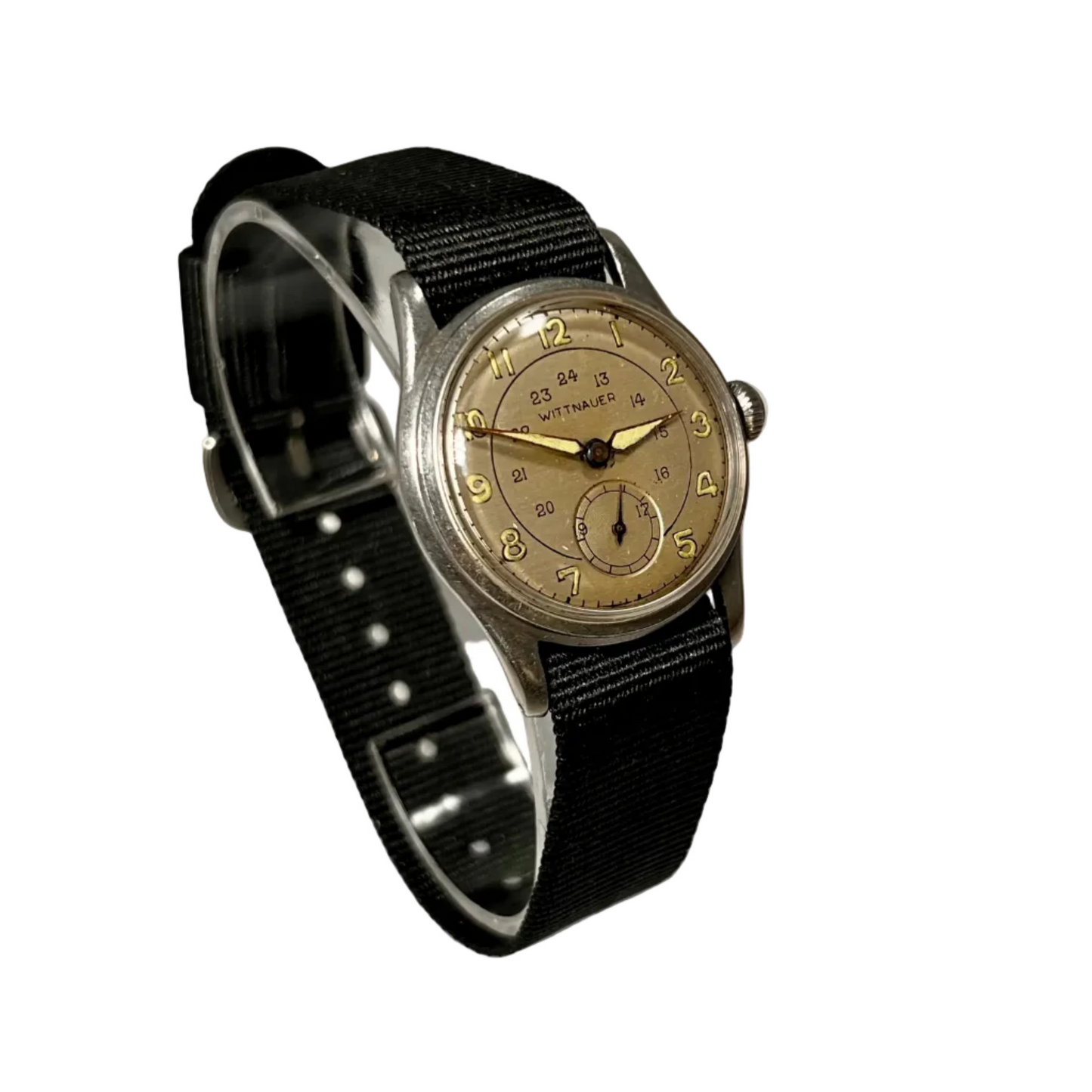 Vintage Wittnauer WW2 Era Canadian Manual Wind Wrist Watch