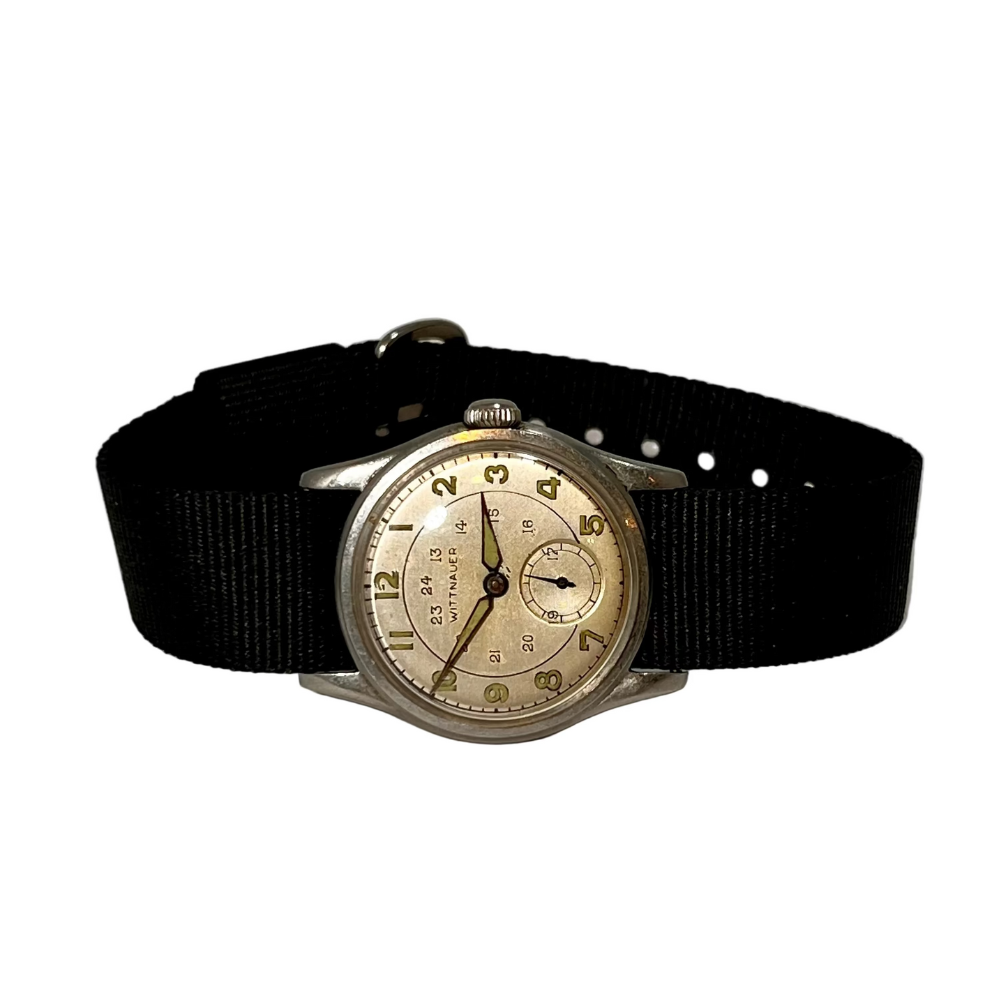 Vintage Wittnauer WW2 Era Canadian Manual Wind Wrist Watch