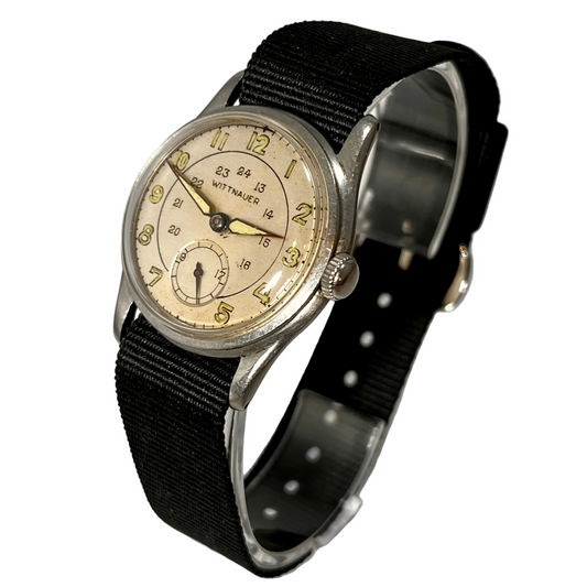 Vintage Wittnauer WW2 Era Canadian Manual Wind Wrist Watch
