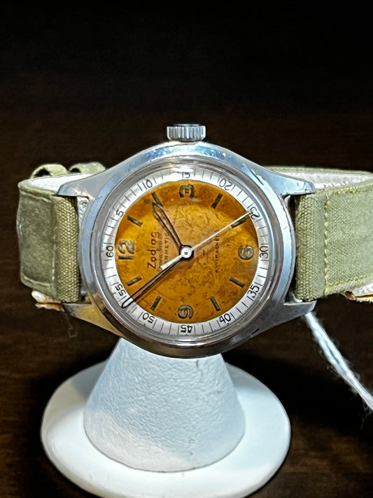 Vintage Zodiac Inca Securit Hermetic Manual Wind Wrist Watch