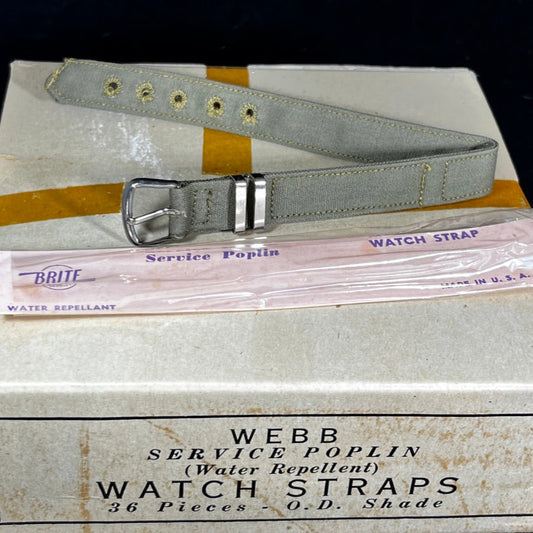 Brite Co 1/2in 12.5mm WW2 Military Issue Watch Band
